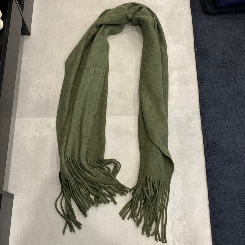 Anthropologie | Green Blanket Scarf